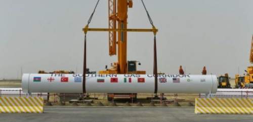 德國正在繼續擴大南部天然氣走廊向土庫曼斯坦，伊朗和伊拉克的擴張