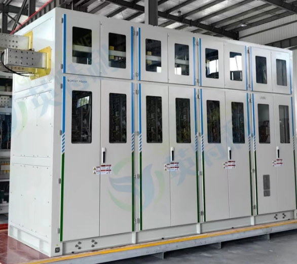 英特利首批交付歐洲最大綠氫綠鋼項目800MW制氫電源