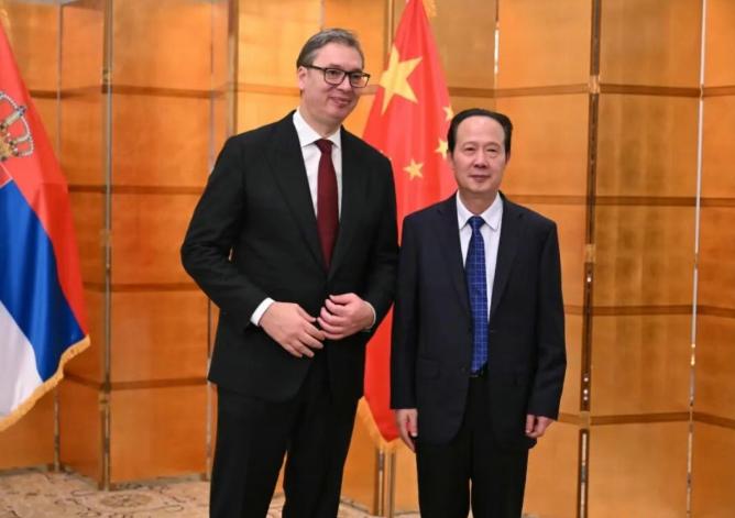 中國電建黨委書記、董事長丁焰章拜會塞爾維亞總統武契奇