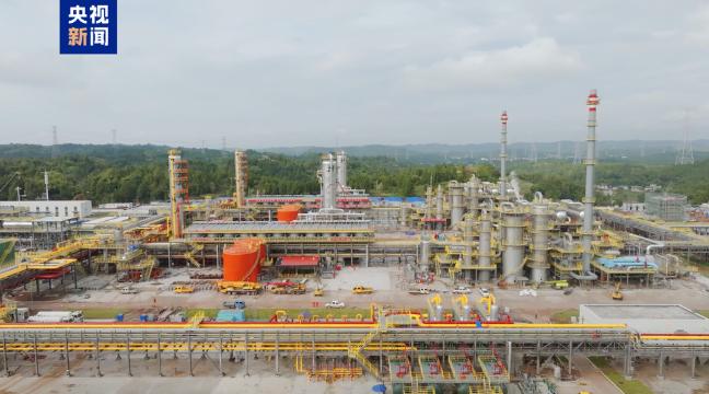 國(guó)內(nèi)單套最大天然氣凈化廠建成投產(chǎn)