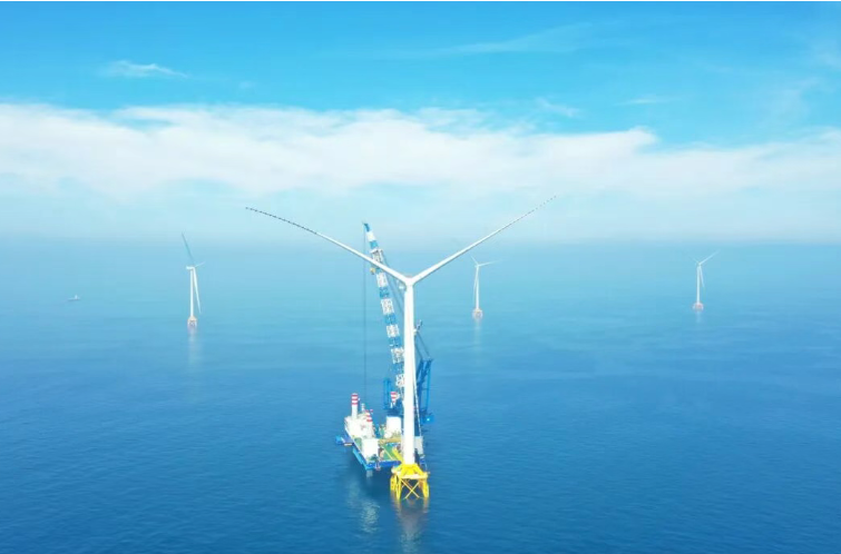 中國在建最深海上風電項目首批并網(wǎng)